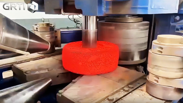 Titanium ring forging