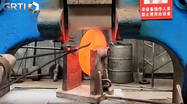 Titanium ring forging