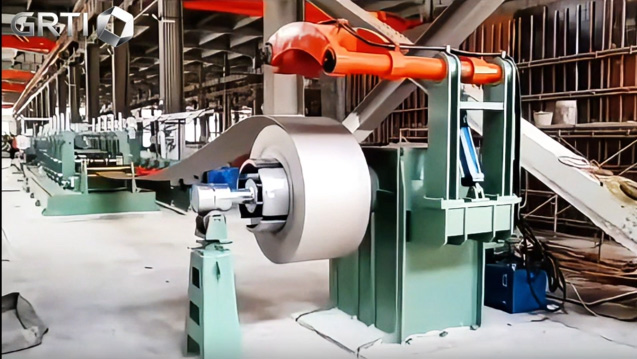 Titanium foil processing process