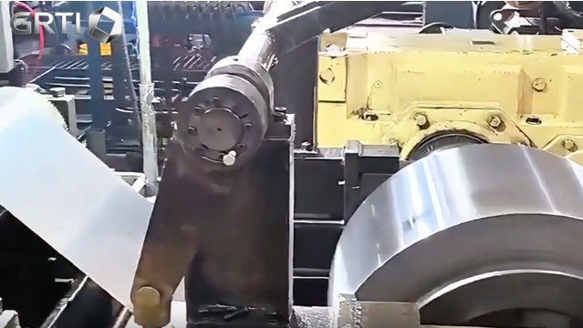 Titanium coil processing process