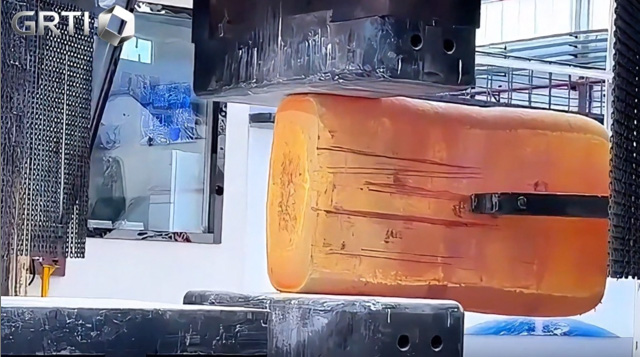 Titanium alloy forging